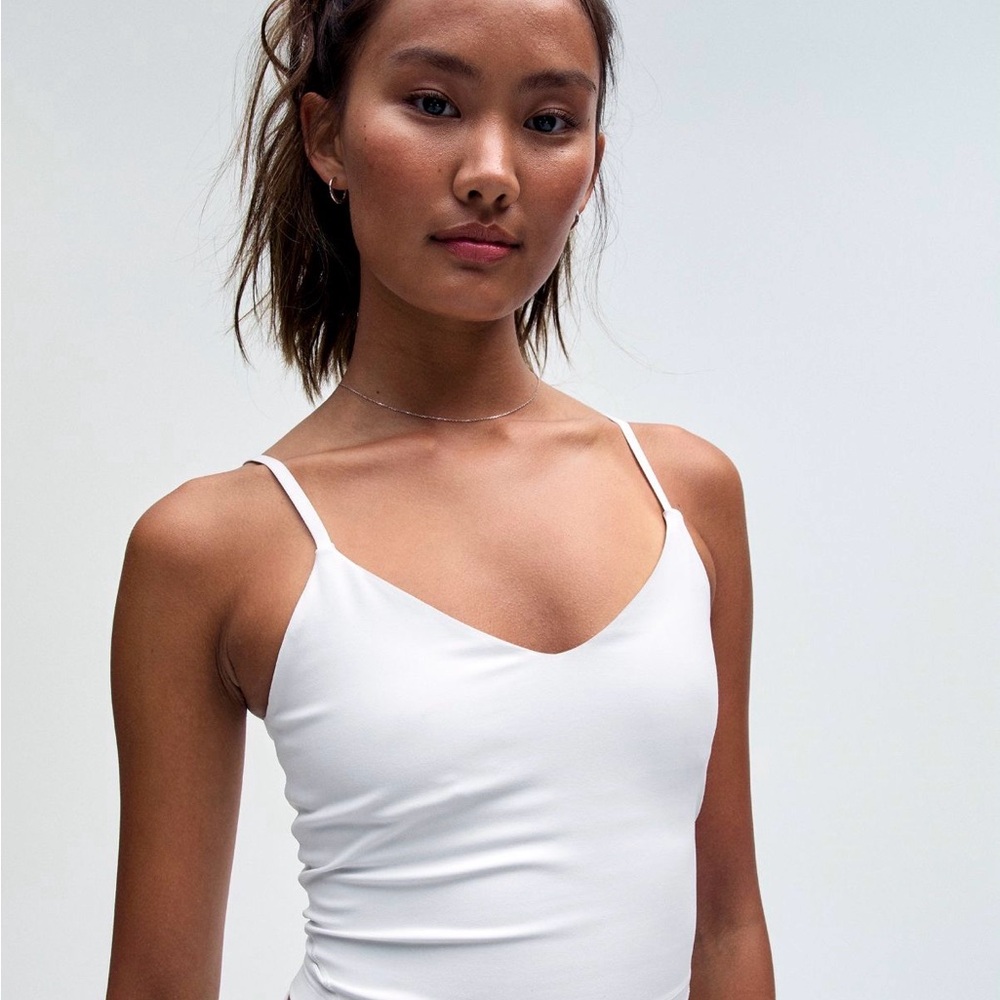 Lululemon align Classic White V-Neck Spaghetti Strap Top